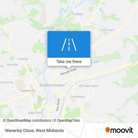 Waverley Close map