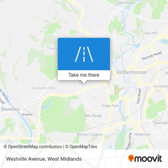 Westville Avenue map