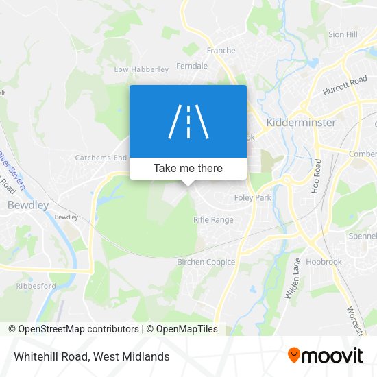 Whitehill Road map
