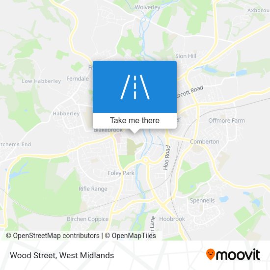 Wood Street map