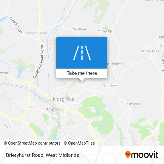 Brieryhurst Road map
