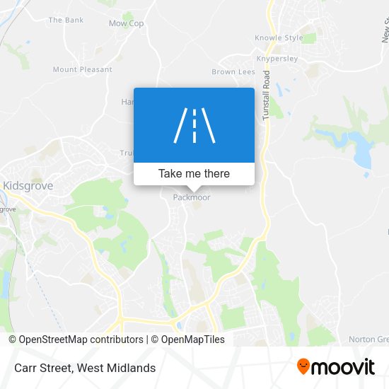 Carr Street map