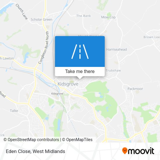 Eden Close map