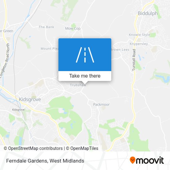 Ferndale Gardens map