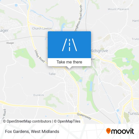 Fox Gardens map