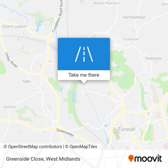Greenside Close map