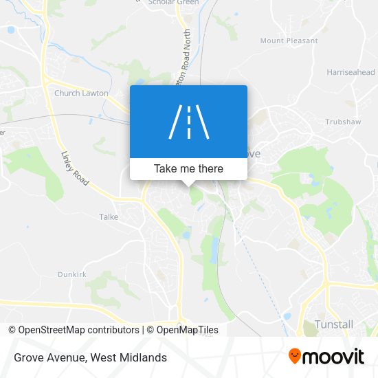 Grove Avenue map