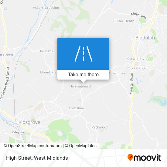 High Street map
