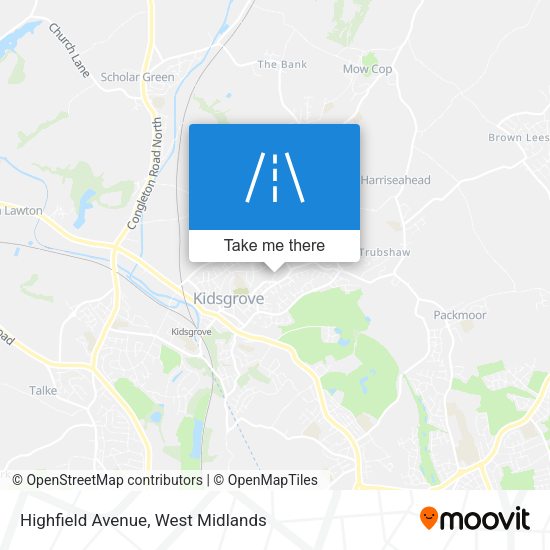 Highfield Avenue map