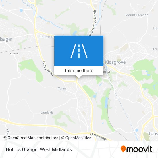 Hollins Grange map