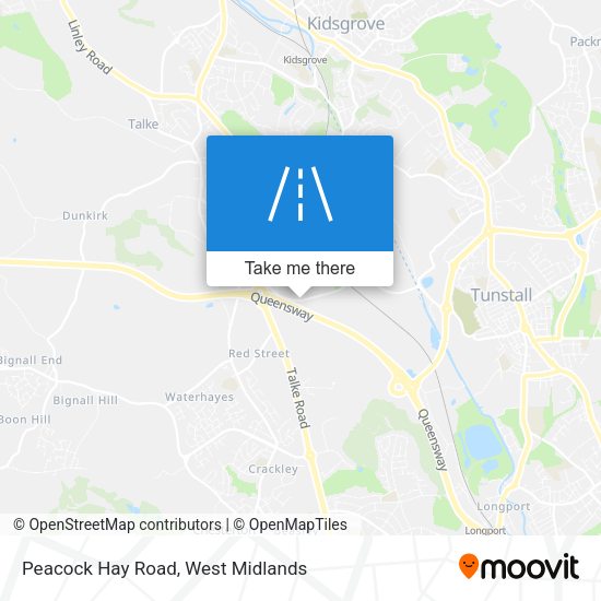 Peacock Hay Road map