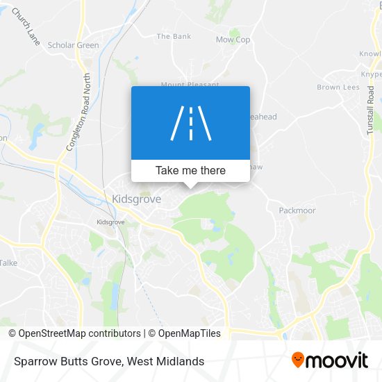 Sparrow Butts Grove map