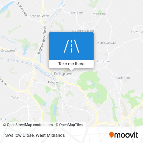 Swallow Close map