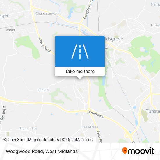 Wedgwood Road map