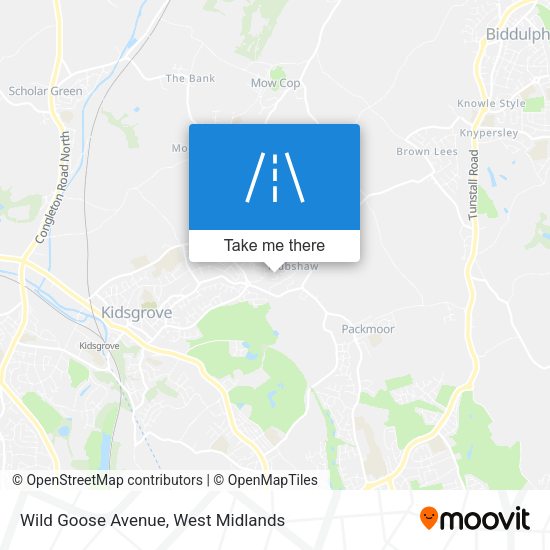 Wild Goose Avenue map