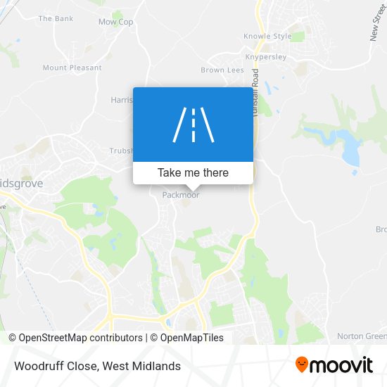 Woodruff Close map