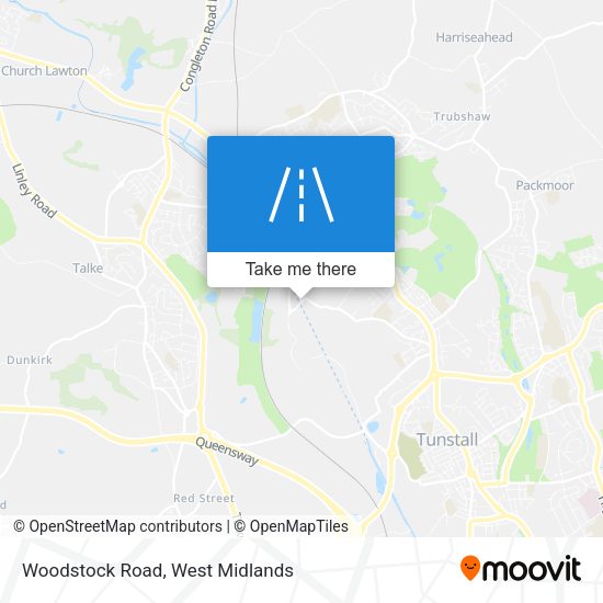 Woodstock Road map