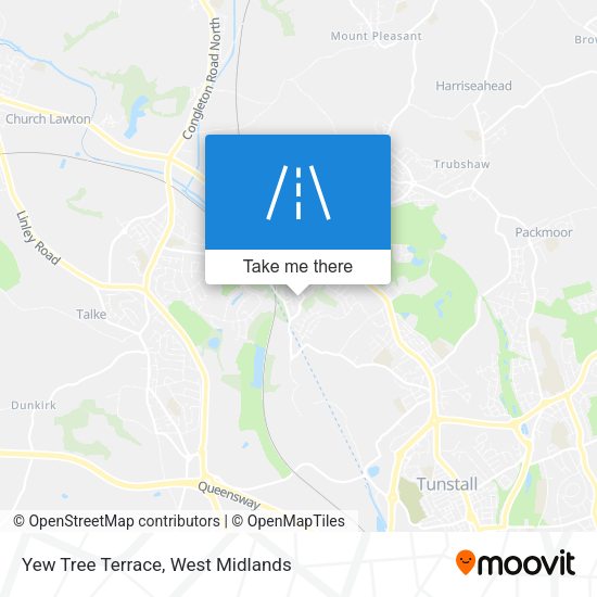 Yew Tree Terrace map