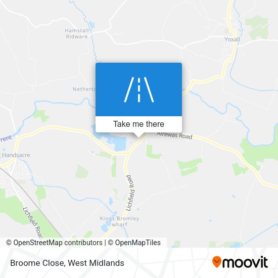 Broome Close map