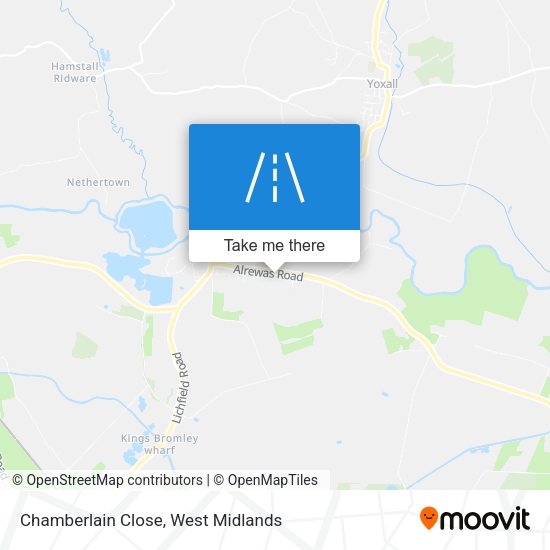 Chamberlain Close map