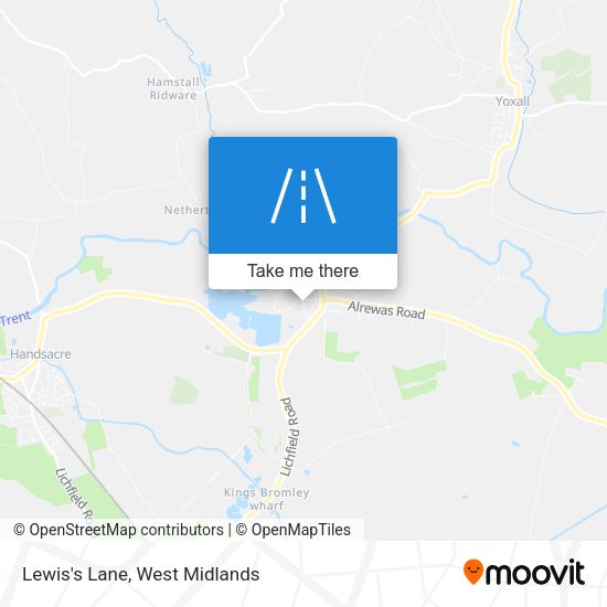 Lewis's Lane map