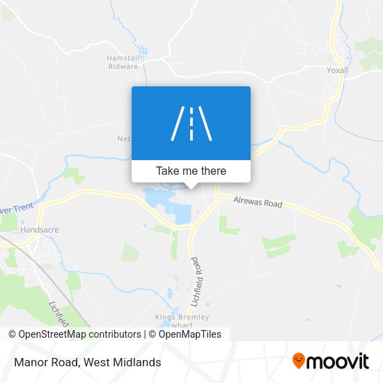 Manor Road map