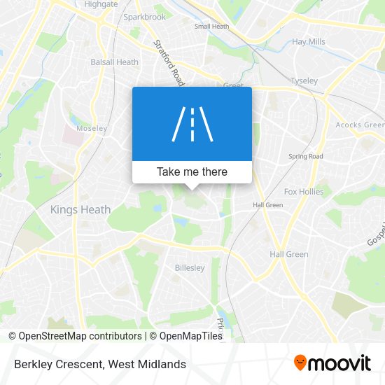 Berkley Crescent map
