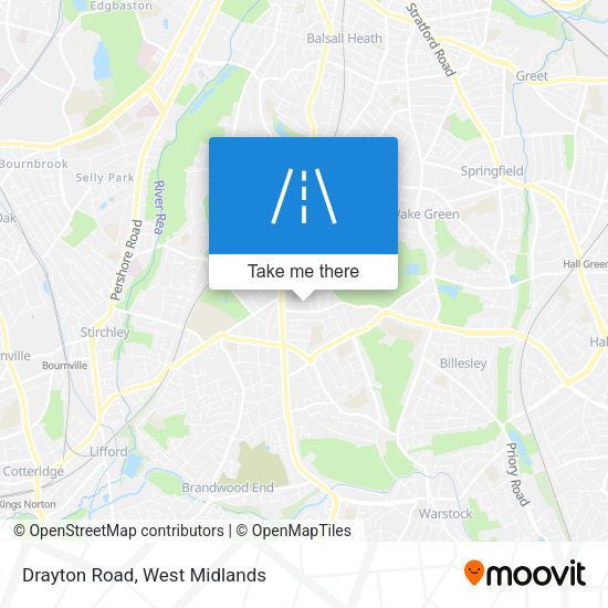 Drayton Road map