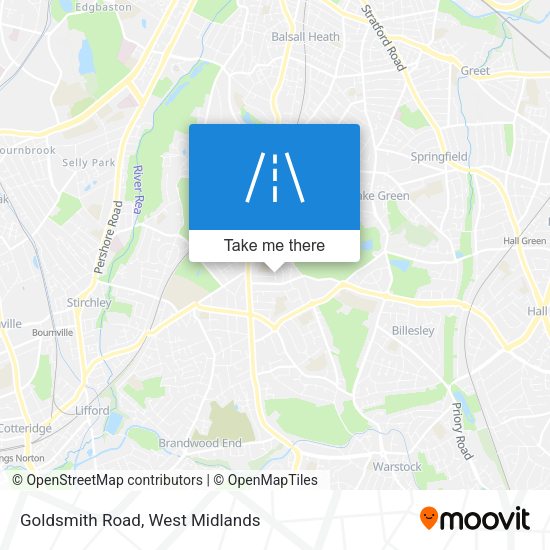 Goldsmith Road map