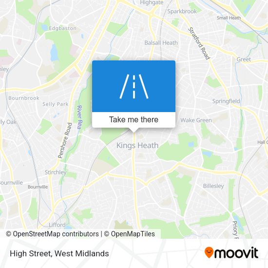 High Street map