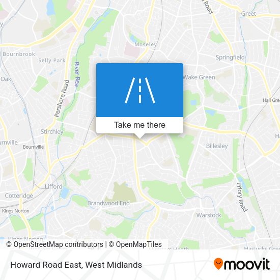 Howard Road East map