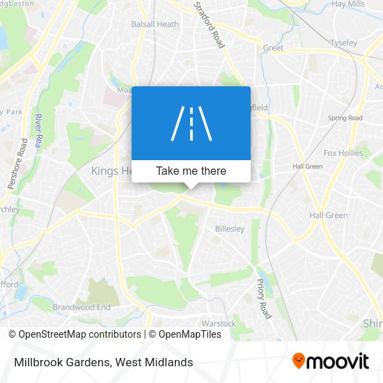 Millbrook Gardens map