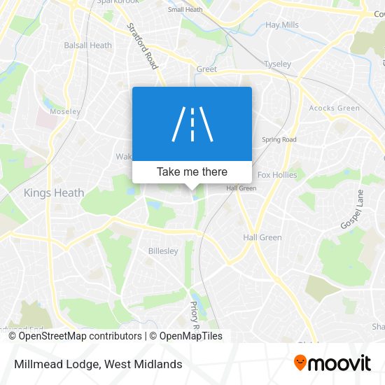 Millmead Lodge map