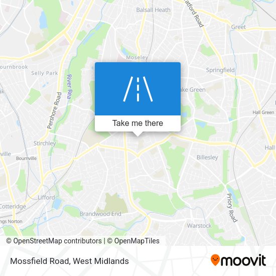 Mossfield Road map