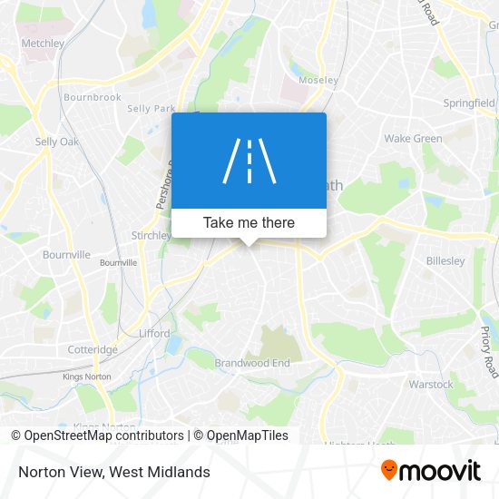 Norton View map