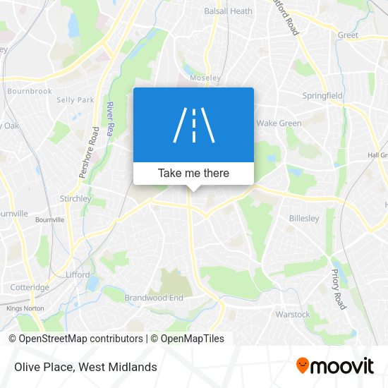 Olive Place map