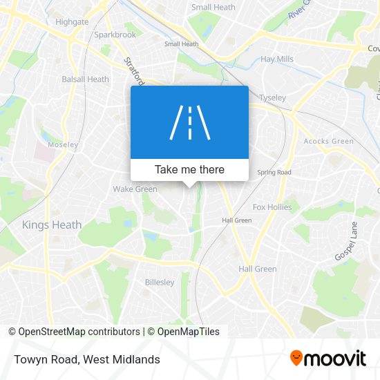 Towyn Road map