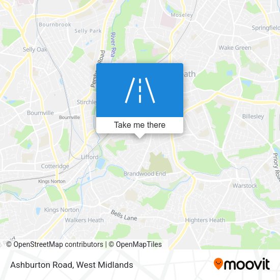 Ashburton Road map