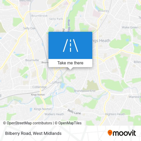 Bilberry Road map
