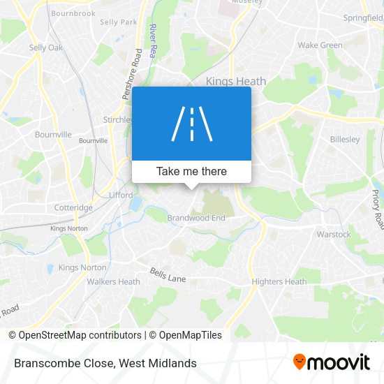 Branscombe Close map