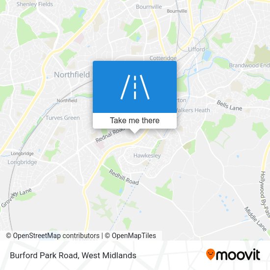 Burford Park Road map
