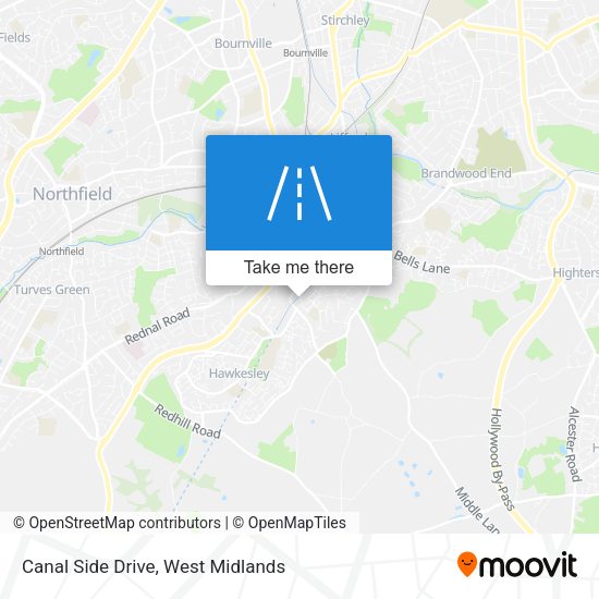 Canal Side Drive map