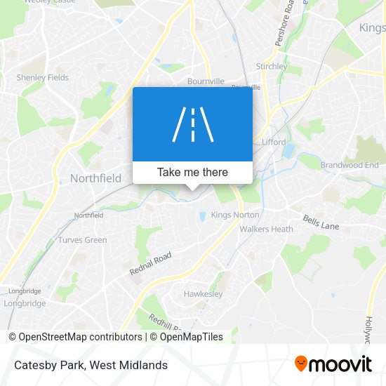 Catesby Park map