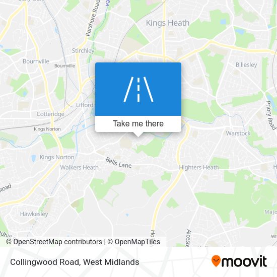 Collingwood Road map