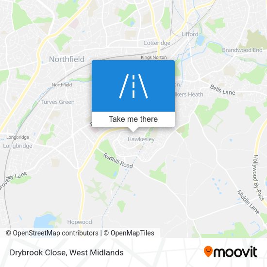 Drybrook Close map