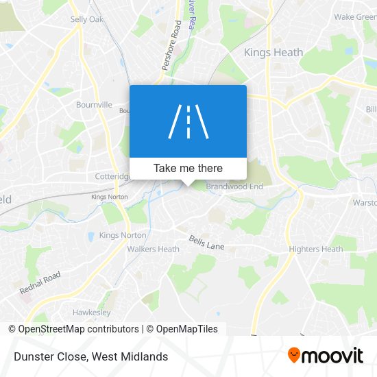 Dunster Close map