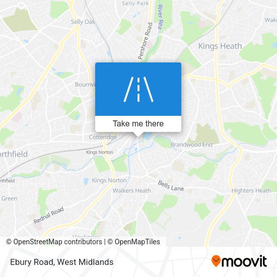 Ebury Road map