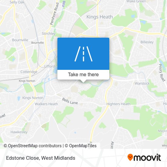 Edstone Close map