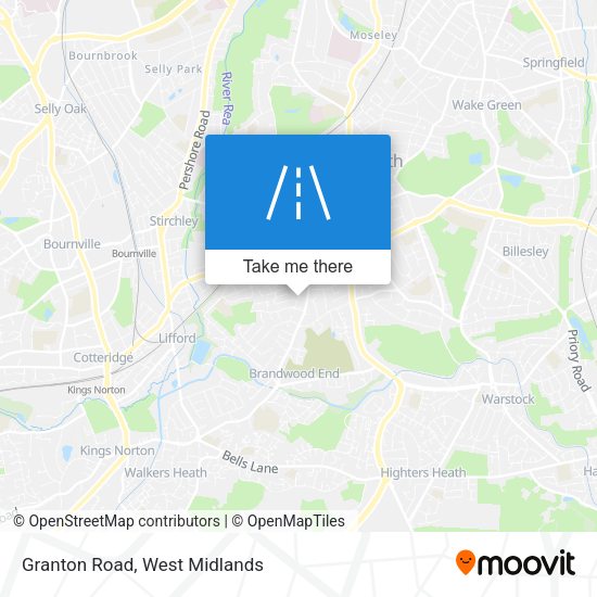 Granton Road map
