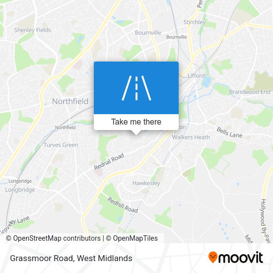 Grassmoor Road map